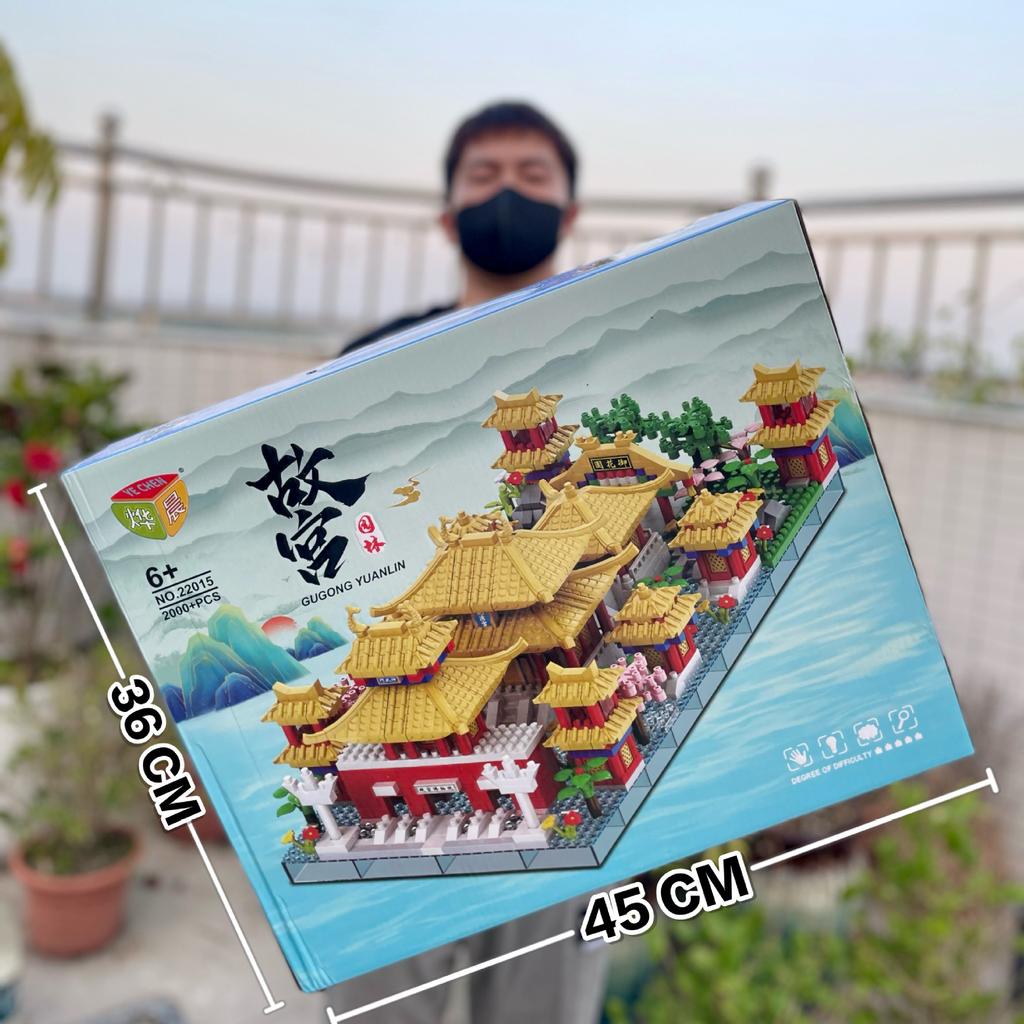 Compatible With Guofeng Mecha Small Particle Building Block Toy Lv Bu Guan Yu Ancient Style Assembly Boy Educational Toy