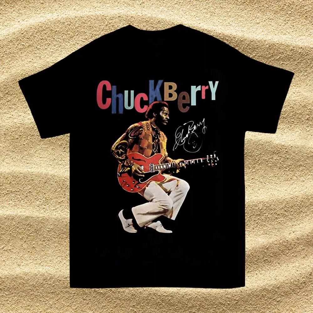 

New Collection Chuck Berry Singer Short Sleeve Black All Size Unisex Unisex T-Shirt M