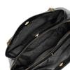 Michael Kors MK Whitney Borsa a Tote in PU con Logo Metallico Media Borse da Donna Nera 35R4GWHT6U-BLACK