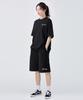 Geulaenpini Small Logo Oversized Short Sleeve T-Shirt - Black