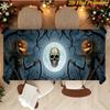 2D Plane - 1-piece rectangular tablecloth - Horrifying Full Moon Skull Lantern Pumpkinifying 2D Printed Tableclothzyc