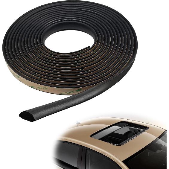 Car Windshield Seal Strip, Sunroof Seal Rubber Seal Seal Strip For Car Front & Rear Windshield/Sunroof/Windows Weather/Sliding Doors Sealing