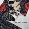 Hanging For Living Room Retro Skull And Roses Tapestry Modern Art Wall Blanket Aesthetic Tapestrys Indoor Outdoor Tapestries
