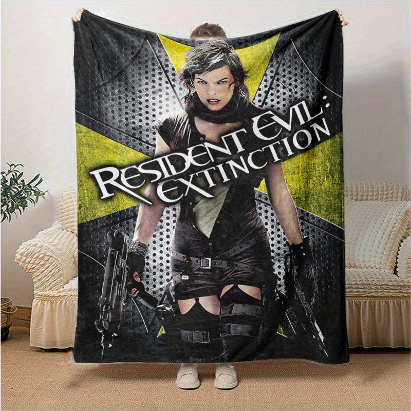 

1pc Resident Evil: Extinction, Cozy Home Decor Blanket, Perfect Gift! Bedroom, Living Room Sofa Blanket, Travel Outdoor Blanket. Ideal for Camping, Ca 130x150cm