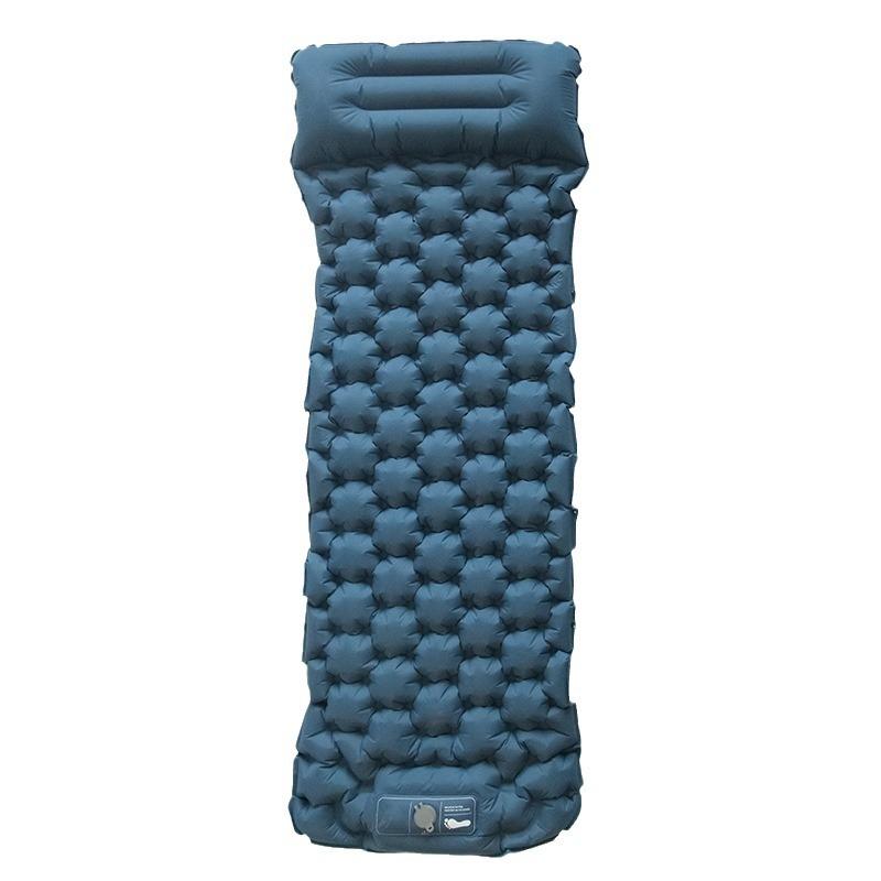 Outdoor Portable Camping Equipment Thickened Single Foot Nylon Dampproof Inflatable Bed Tent Floor Mat