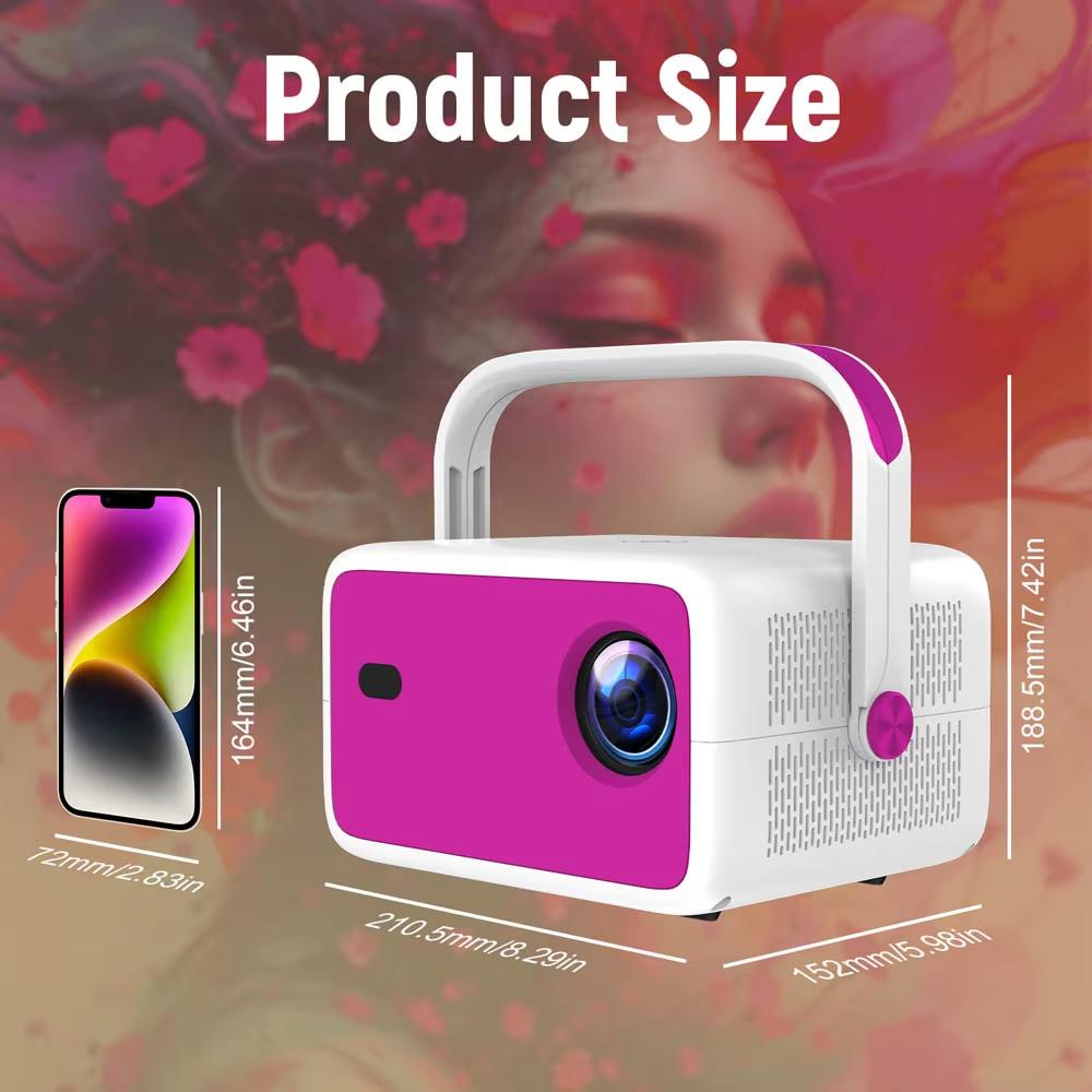 Velec 4K HD Projector 650 ANSI 1080P Auto Focus Android 11 H713 Wifi6 BT5.2 Portable Outdoor Video Smart Home Theater Projectors