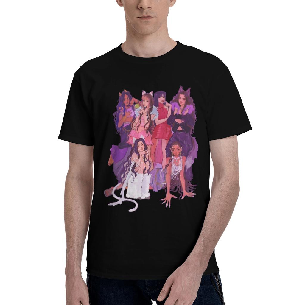 Custom Kkatseyes Tshirts For Unisex Short Sleeves Girl Group Loose Fit 100 Cotton Tee Gift