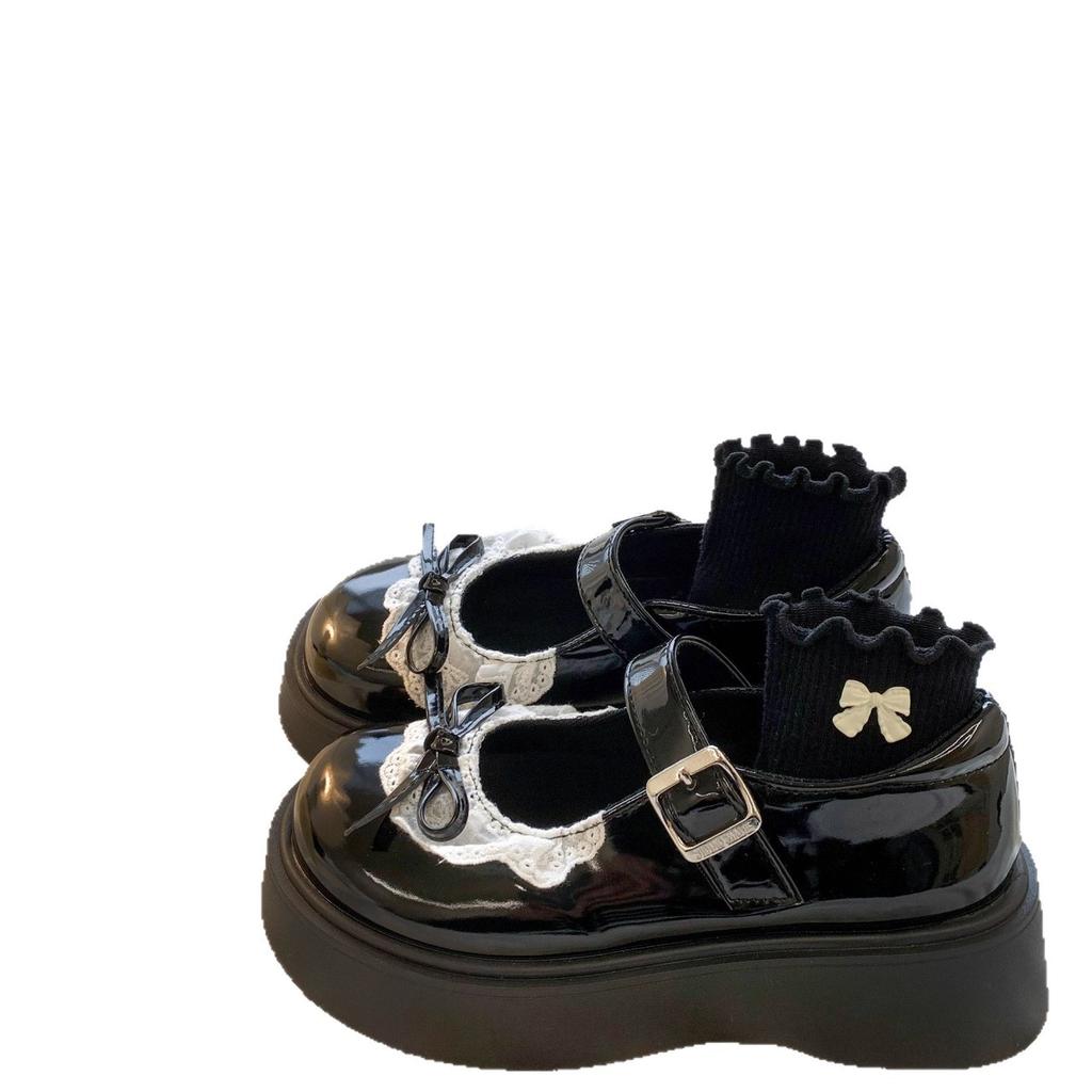 Platform British style 22 autumn new Mary Jane small leather shoes jk uniform single shoes