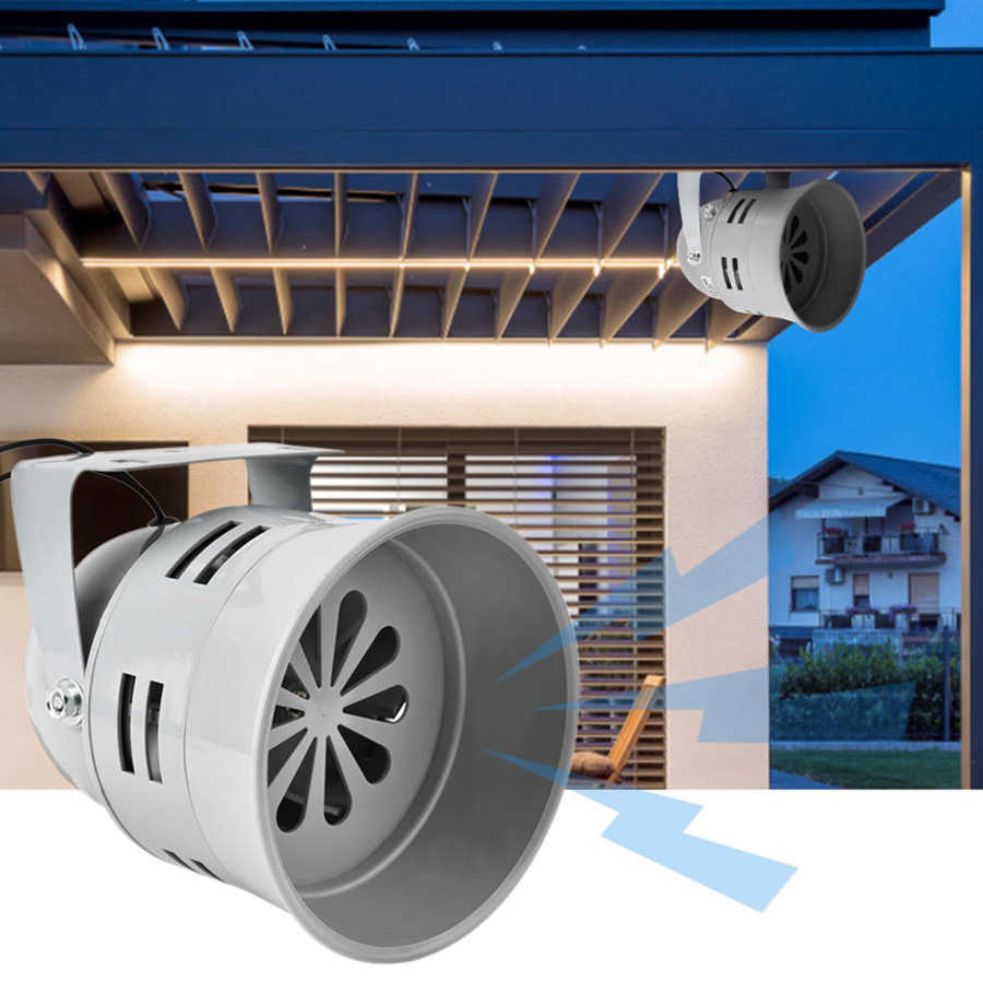 Metal Mini Motor Siren For Alarm MS-290 Electric Motor Driven Alarm Factory Transport Vehicle Fire Prevention Horn Sound System