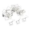 20Pcs Hollow Out Earring Bezel Trays 12mm Earring Base Settings Earring Blanks  DIY Jewelry Findings
