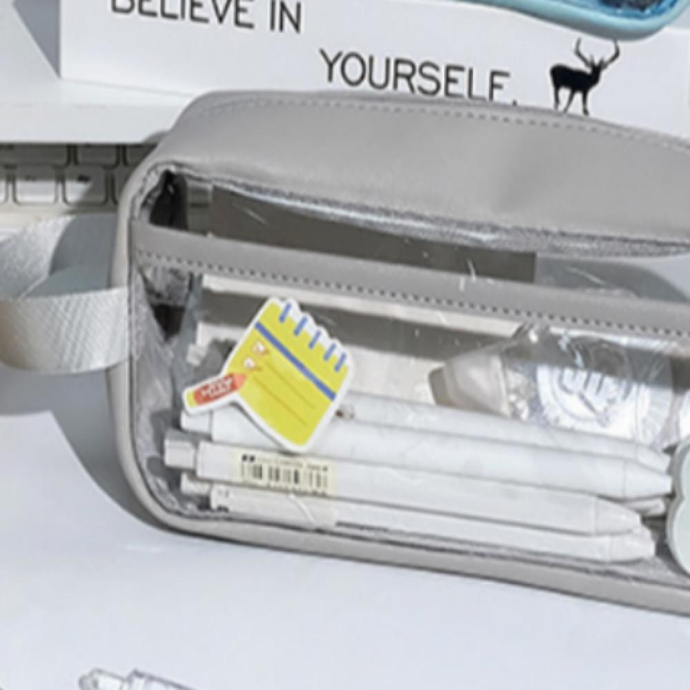 Transparent PVC Pen Case Pencil Pouch