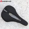 KS07 3D Printed Carbon Fiber Bicycle Saddle Road Mountain Bikes T800 Reinforced Racing Seat