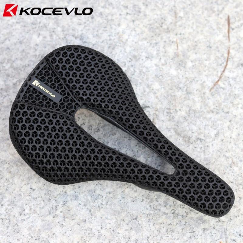KS07 3D Printed Carbon Fiber Bicycle Saddle Road Mountain Bikes T800 Reinforced Racing Seat