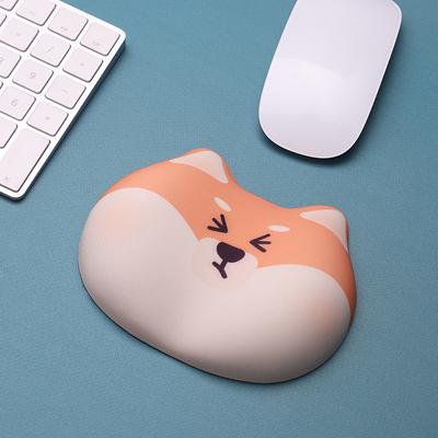 Mouse Keyboard Wrist Protection Rest Pad Shiba Inu Silicone Wrist Protector Hand Rest Soft Office Men And Women Hand Pillow