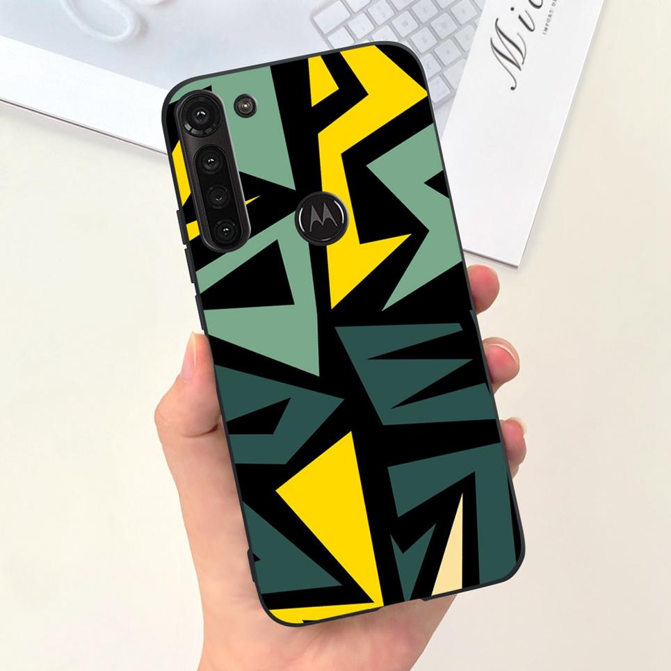 Für Motorola Moto G8 Power / G9 Power / G9 Play Rückabdeckung Coole Cartoon Mode Handyhülle Weiches Silikon Hülle MOTOG8 Power Etui