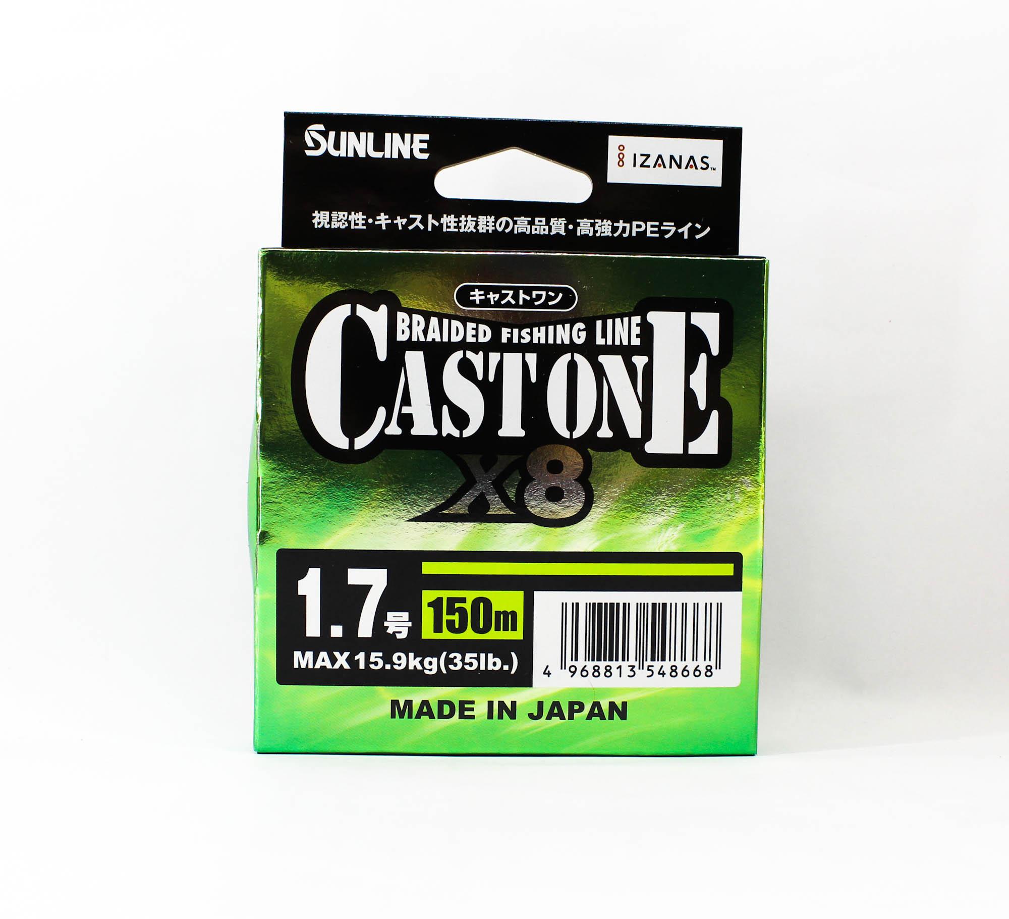 

Sunline P.E Line X8 Cast One HG 150M P.E 1.7 30lb Light Green (8668) светло-зеленый