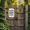 Welcome My Happy Place Don't Ruin It Signs Retro Wall Plaque Decorations Welcome Signs for Outdoor Indoor Decors