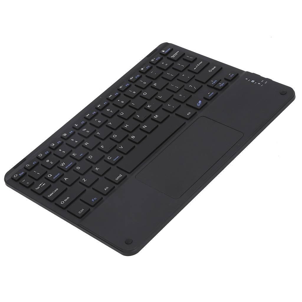 Wireless Keyboard Touch MultiFunction External Computer Accessories 10in(Black )
