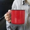 Kompakt Drickmugg Keramisk Kaffemugg Handgjord Te med Handtag Retro Solid
