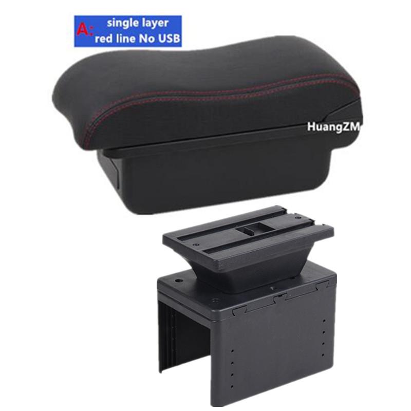 For Citroën C3 aircross Armrest box For Citroen C3 Car Armrest Center Storage box Interior Retrofit car accessories
