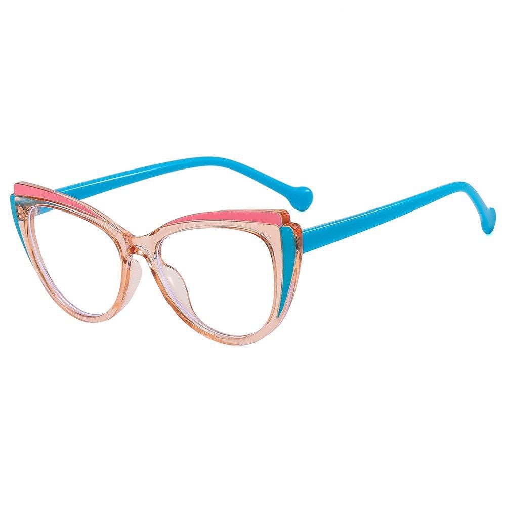 

Женские винтажные очки для чтения Унисекс Оверсайз оправа Высокая четкость Очки для дальнозоркости Стильные очки «кошачий глаз» для пресбиопии +250