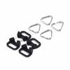 2 Pairs Of 4 Sets Triangular Rings Camera Shoulder Strap For 2MM Aperture