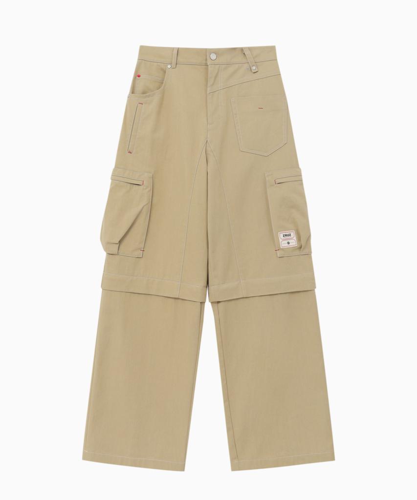 Jenyujeu Kajo Two-Way Detachable Pants - Beige