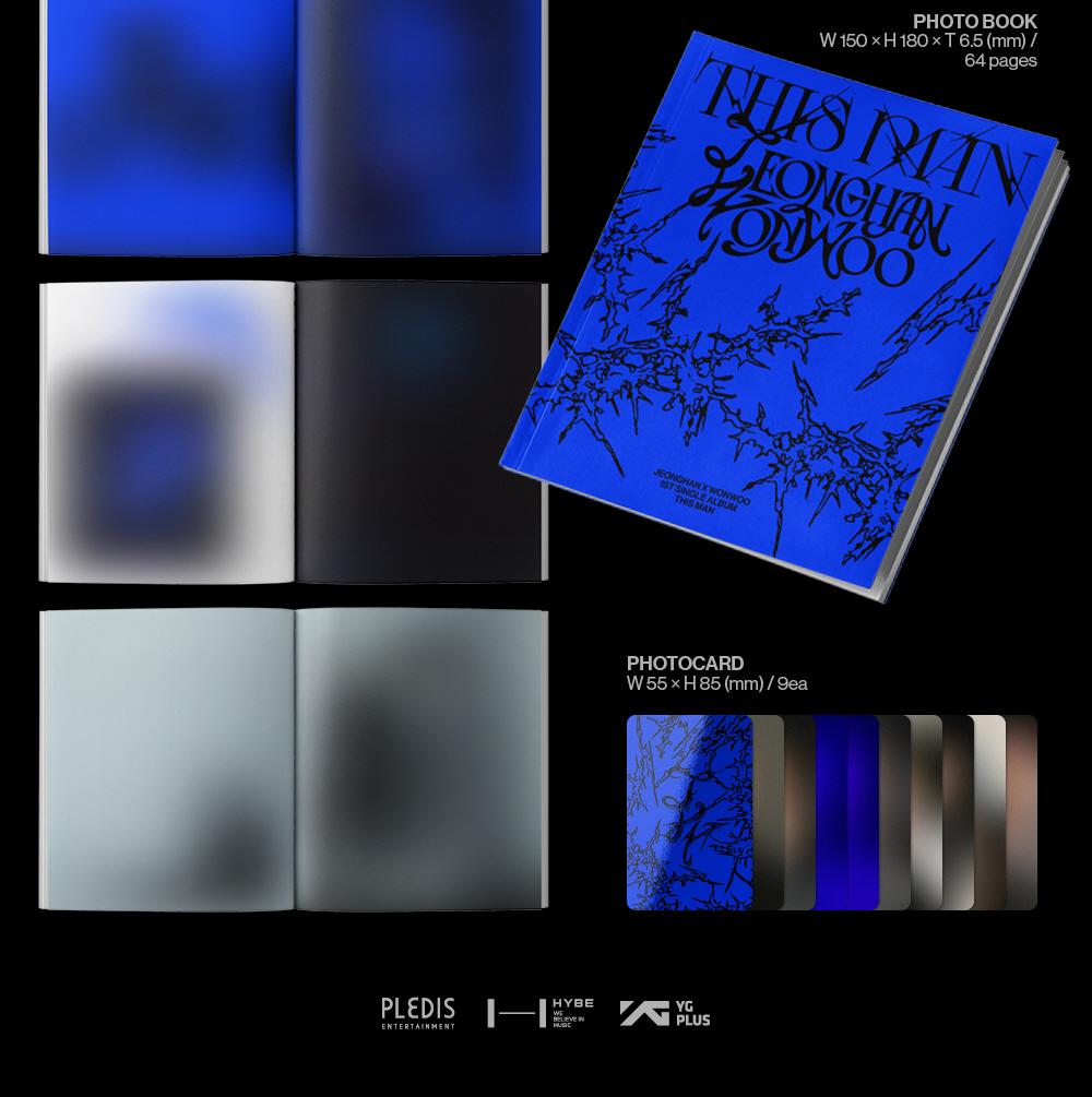 JEONGHAN X WONWOO - 1st Single Album This Man Deluxe Version