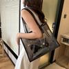 2pcs/set Summer Transparent Totes Bag Waterproof Shopping Bag Portable Jelly Shoulder Bag For Women