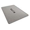 Huaqianguhh Minimalist Bathroom Rug, Absorbent Non-Slip Floor Mat, Rectangular Door Mat for Home Entrance Bedroom Living Room