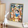 Disney Diamond Painting Snow White and The Seven Dwarfs Magic Mirror Creative Illustration 5D Diamond Painting ArtEmbroideryCrossStitch RoomDecoration