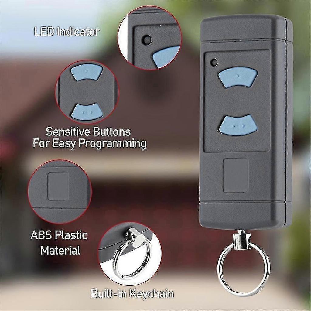 2 Pack Garage Door Remote Handheld Transmitter Replacement for HSE2-868 HS4-868 HSM4-868 Promatic