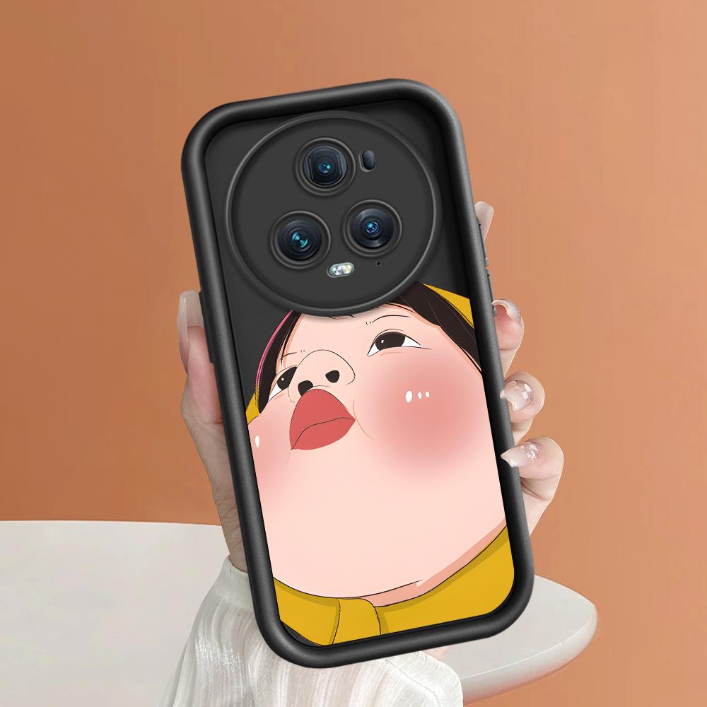 Soft Silicone Square Ladder Printing Pattern Phone Casing Full Cover Camera Shockproof Protection Rubber Case for Huawei Honor