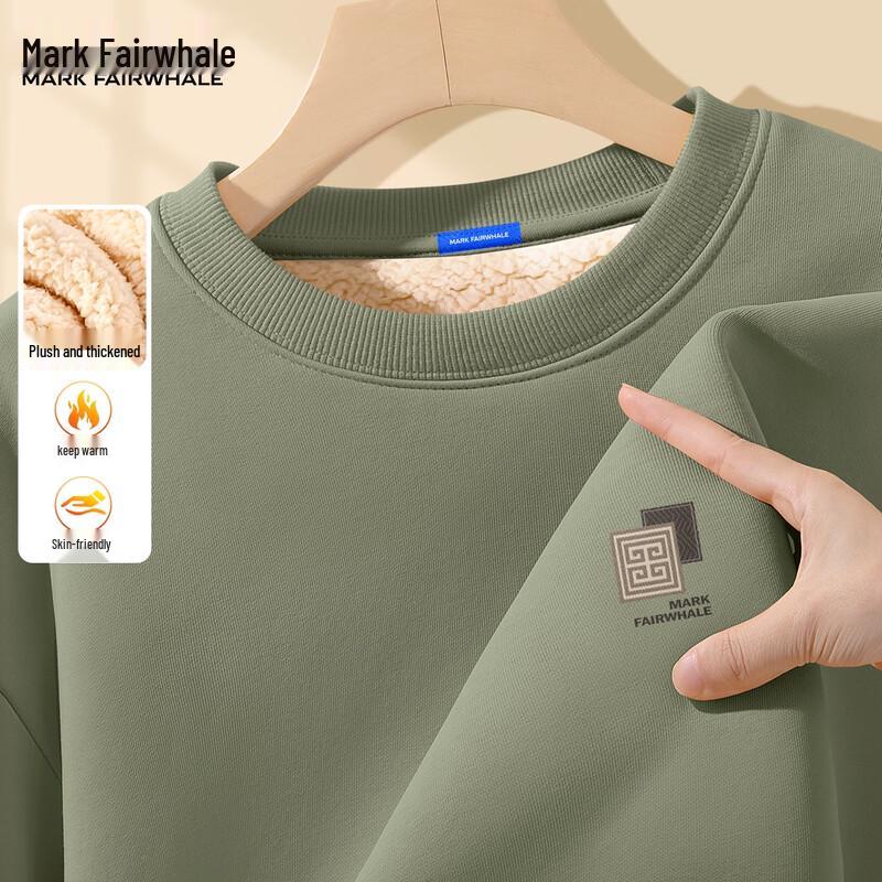 

Mark Fairwhale Men s Fleece-Lined Round Neck Sweatshirt L (175)