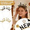Happy New Years Headbands For Women, New Year’s Eve Hat Star Hairbands New Year Party Supplies Holiday Gifts