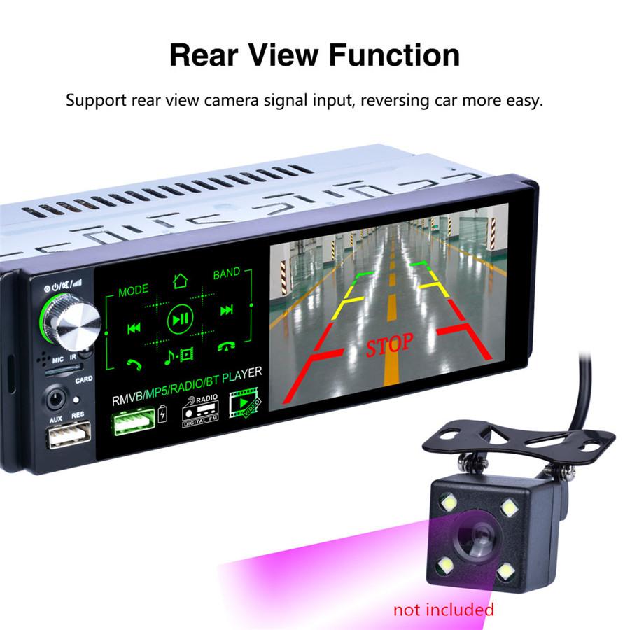 4.1" 1DIN Radio Stéréo Bluetooth FM Double USB MP5 Joueur de commande de Volant