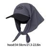 Fashion Headscarf Hat Foldable Sun Protective Letter Hat Unisex Travel Sun Hat