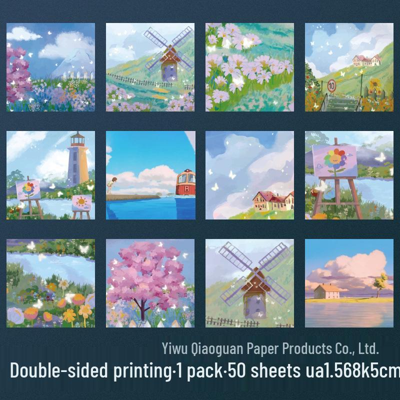 Starry Sky Origami Constellation Paper: Double-Sided Square Craft Sheets for Children's Colorful Projects