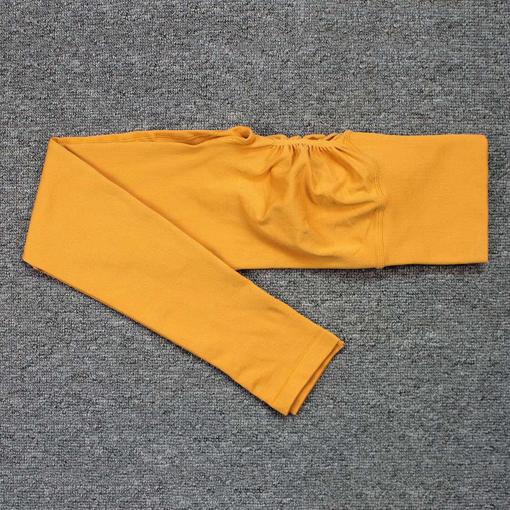 European & American High-Waisted Seamless Butt-Lifting Yoga Pants - Plus Size, No-Trace, Summer Running