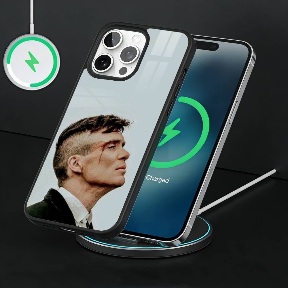 TV P-Peaky Blinders tommy shelby Phone Case For iPhone17,16,15,14,13 Plus,Pro Max Magnetic For Magsafe Wireless Charging