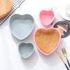 4/7/9/10 Inch Cake Mold Non-stick Flexible Silicone Multifunctional Heart Shape DIY Bread Baking Tray Mould for Kitchen