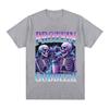 Protein Gobbler Gym TShirt Funny Skeleton Fitness Weightlifting Meme Graphic TShirt Unisex Women Fashion High Quality Cotton Tees