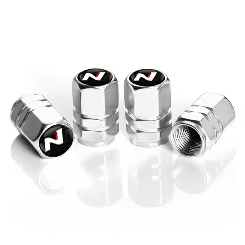 4Pcs Metal Tire Valve Caps Dustproof Car Tyre Wheel Stem Air Valve Dust Cover Auto Decoration Accessorie