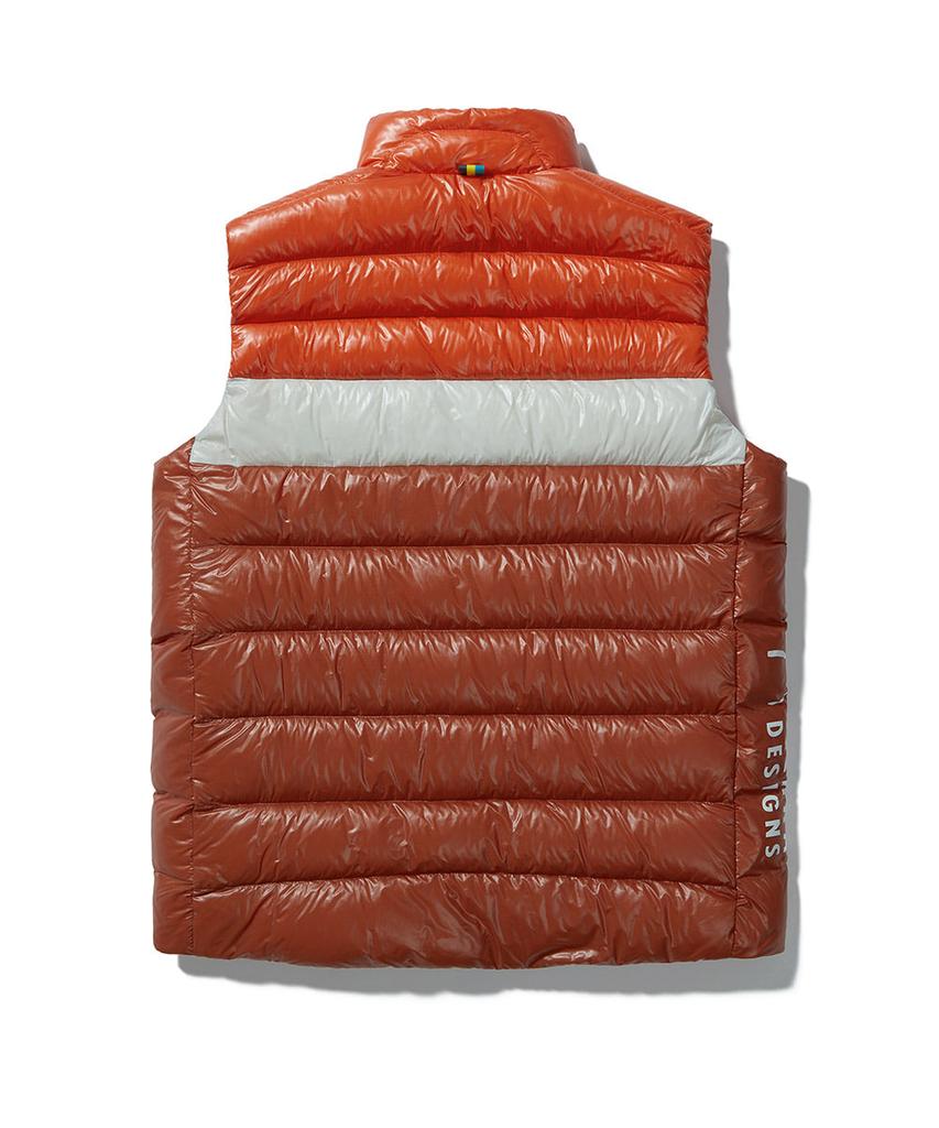 Sierra Designs Get Down Lightweight Goose Down Vest Orange