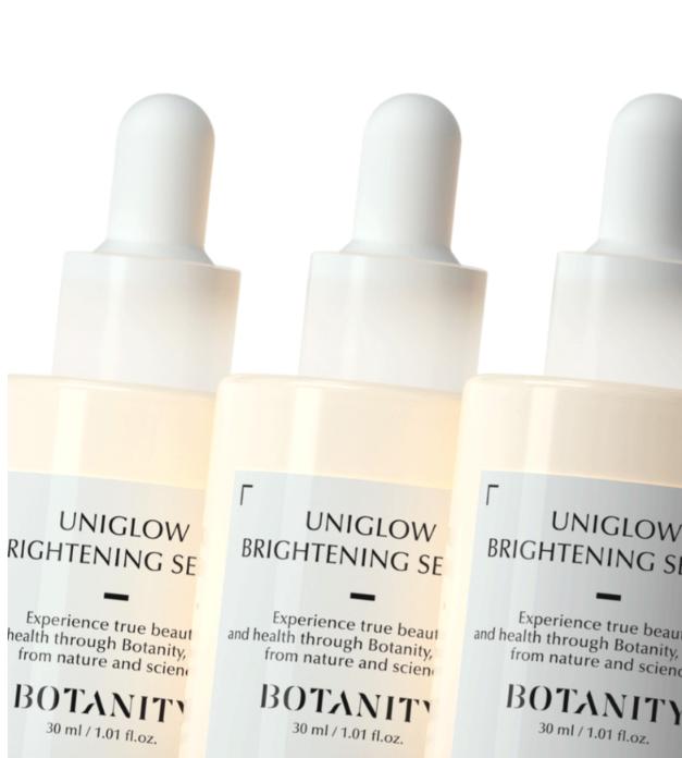 Brightening & Dark Spot Care Serum | Botanity Uniglow Brightening Serum 30ml