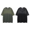 2025 Thorn Series Letter Embroidery Distressed Washed American Short-Sleeve T-Shirt Unisex Loose Trendy Hip-Hop Short Sleeve