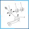 Universal Pack (1) Billet Aluminum Window Crank Handle Winder Kit For Truck Car