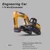 Engineering Diecast Crane Bulldozer Excavator Vehicle Construction Alloy+Plastic Tractor Inertial Model Toys for Children Boys