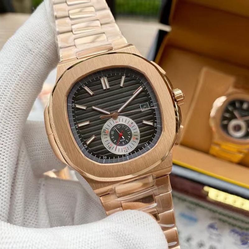 Patek Philippe Nautilus 5980 Otomatik Paslanmaz Çelik Kronograf Erkek Kol Saati