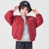 Boys' Casual Baseball-Collar Padded Winter Jacket